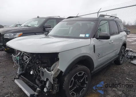 2021 Ford Bronco Sport Outer Banks z USA, uszkodzony, nr VIN 3FMCR9C60MRB12628